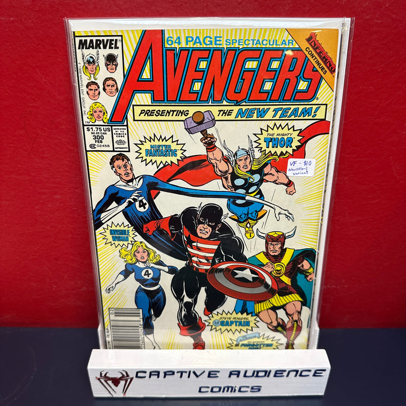 Avengers, The Vol. 1 #300 - Newsstand Variant - VF-