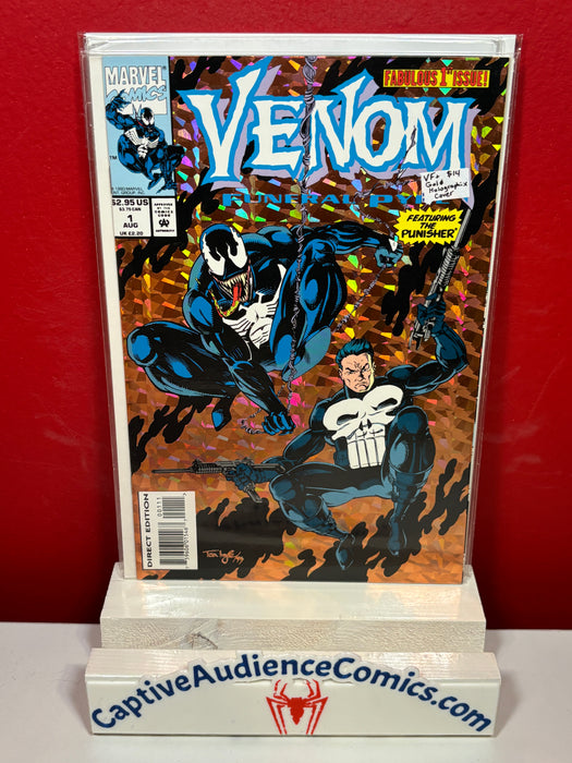 Venom: Funeral Pyre #1 - Gold Holographic Cover - VF+