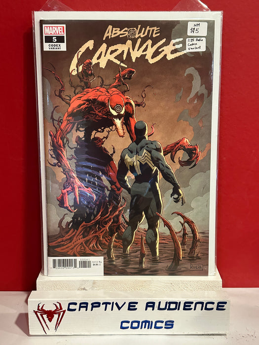 Absolute Carnage #5 - 1:25 Ratio Codex Variant - NM