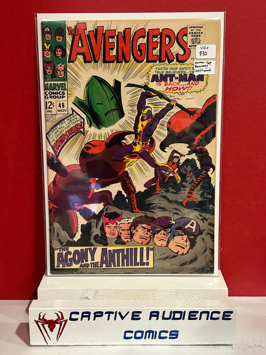 Avengers, The Vol. 1 #46 - Human Top Becomes Whirlwind - VG+