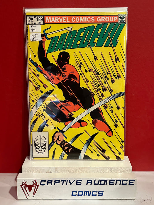 Daredevil, Vol. 1 #189 - Death of Stick - FN-