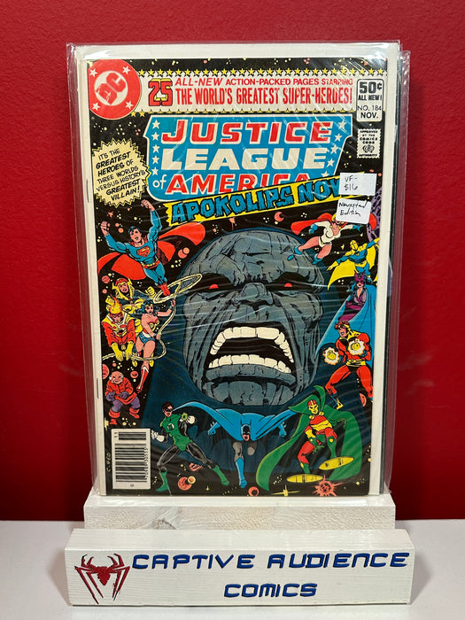 Justice League of America, Vol. 1 #184 - Newsstand Edition - VF-