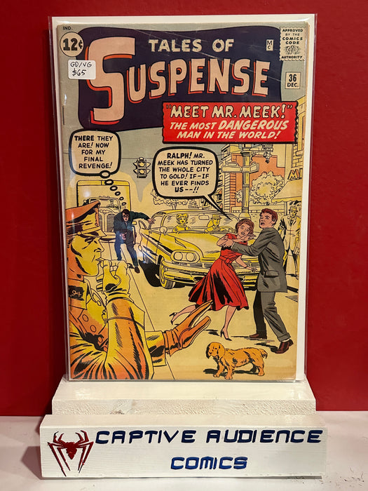 Tales of Suspense, Vol. 1 #36 - GD/VG