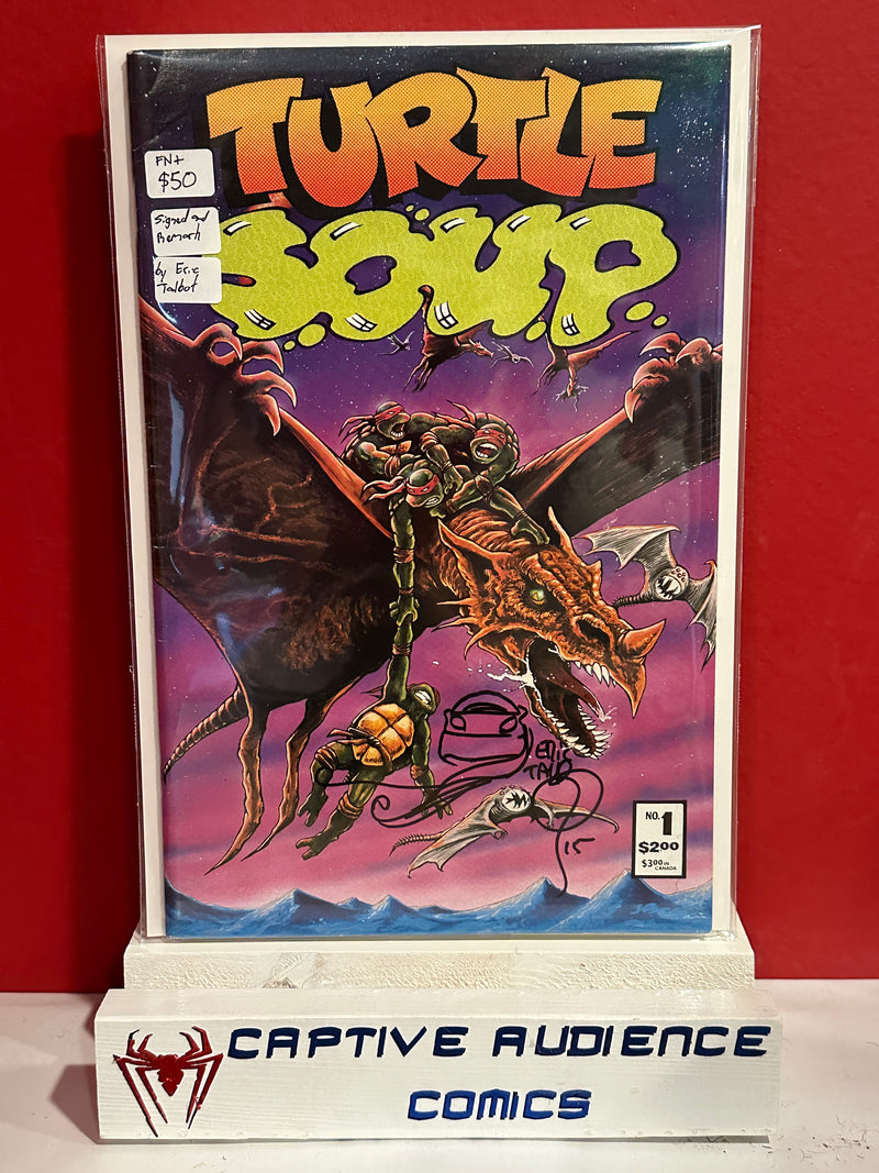 Turtle Soup #1 - Signed and Remark by Eric Talbort - FN+