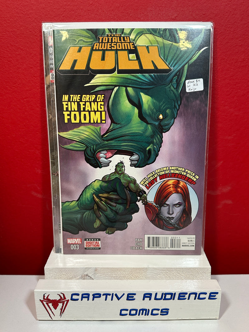 Totally Awesome Hulk, The #3 - 1st Kid  Kaiju - VF/NM