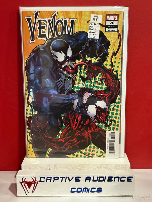 Venom, Vol. 4 #26 - 1:50 Ratio Mark Bagley Variant - 1st Full Virus - NM