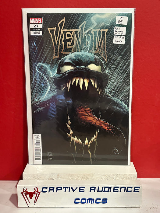 Venom, Vol. 4 #27 - Ryan Stegman Variant - 1st Full Codex - NM