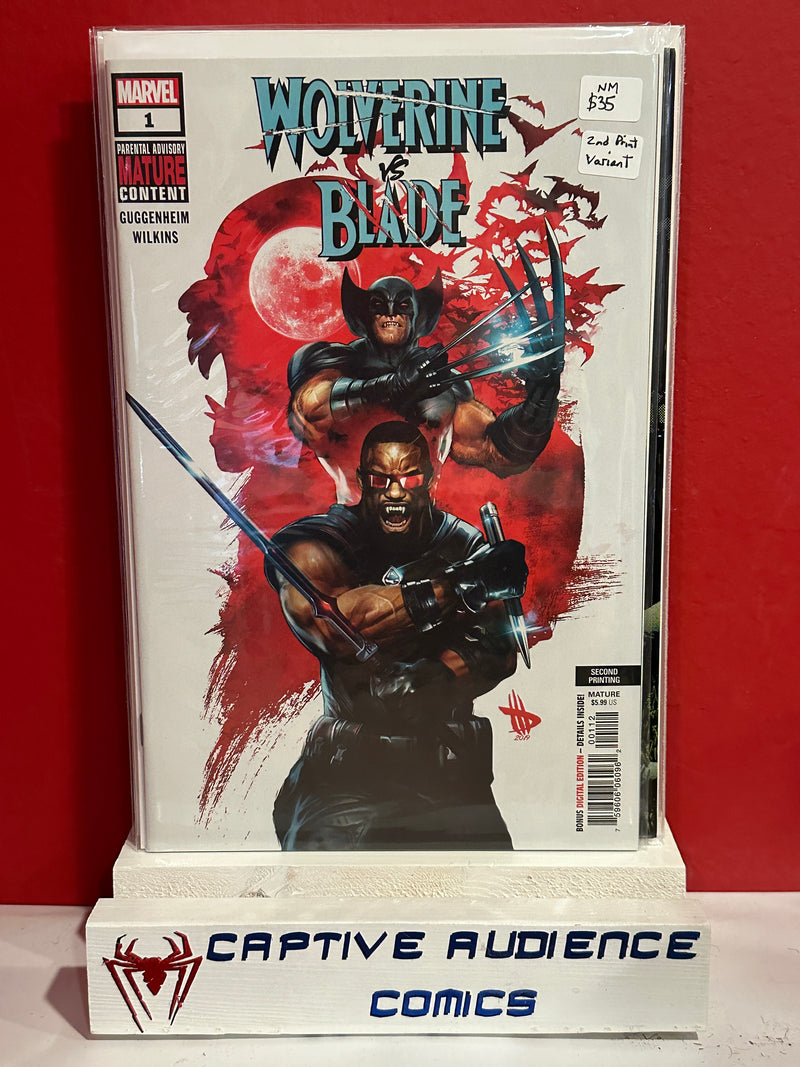Wolverine Vs Blade Special #1 - 2nd Print Variant - NM