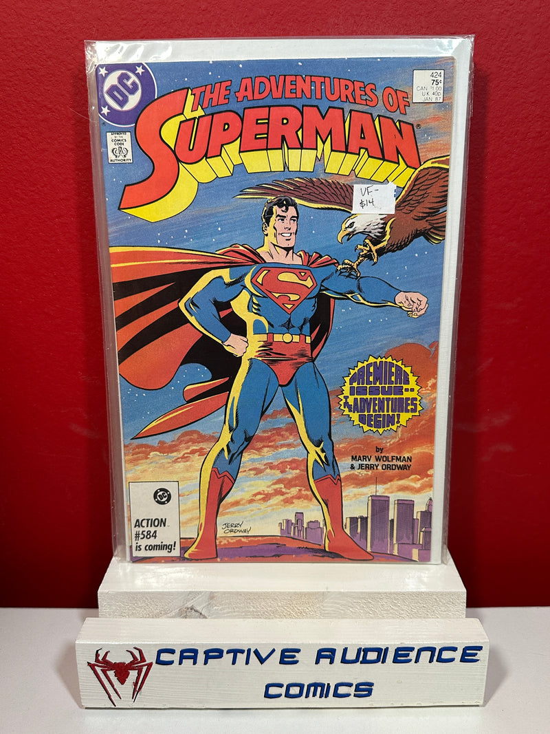 Adventures of Superman, The #424 - VF-