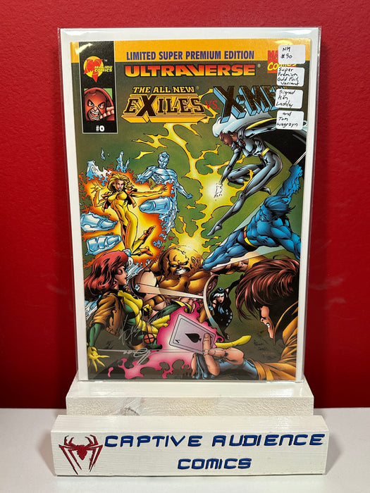 All New Exiles vs. X-Men, The #0 - Super Premium Godd Foil Variant - Signed Ken Lashley and Tom Wegrzyn - NM