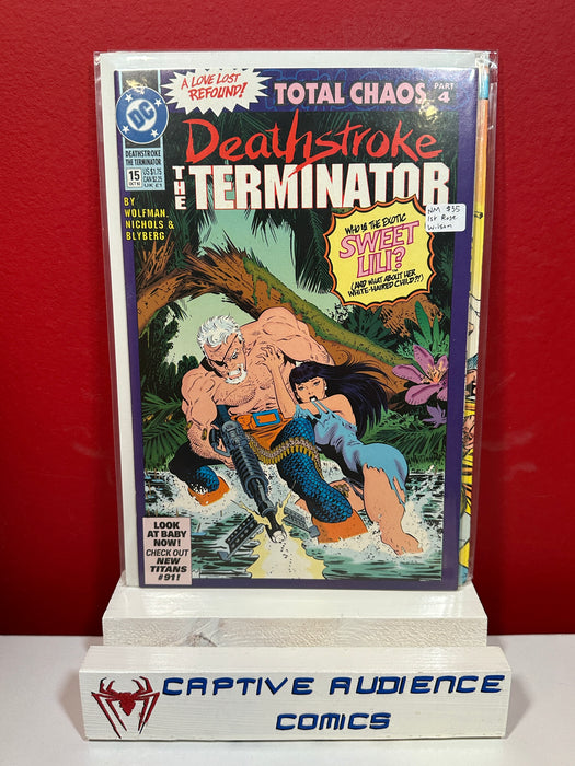 Deathstroke, The Terminator #15 - 1st Rose Wilson - NM