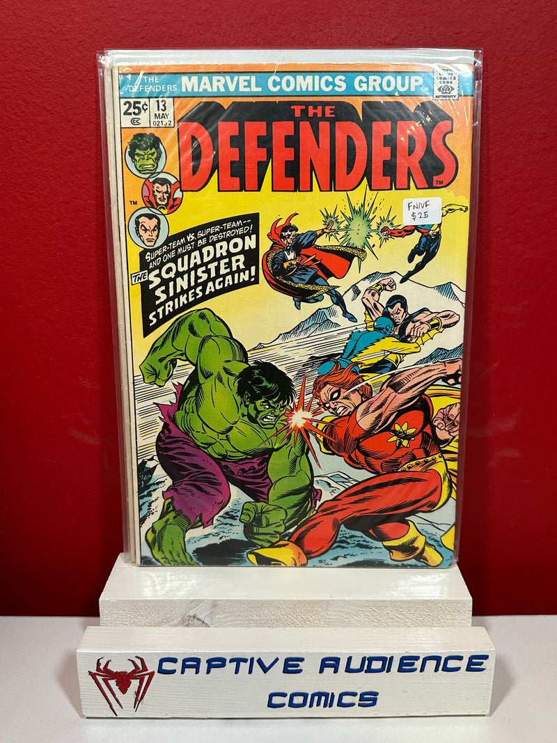 Defenders, The Vol. 1 #13 - FN/VF