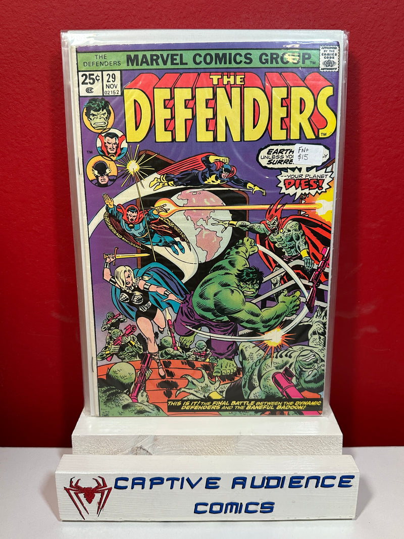 Defenders, The Vol. 1 #29 - FN+