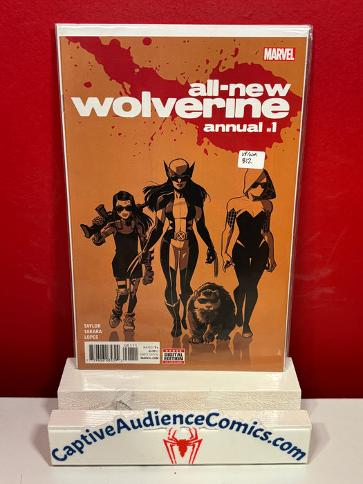All-New Wolverine Annual #1 - VF/NM