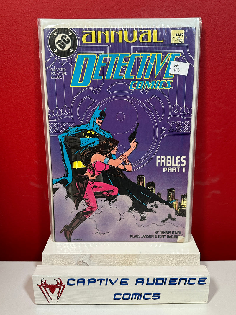Detective Comics Annual, Vol. 1 #1 - VF