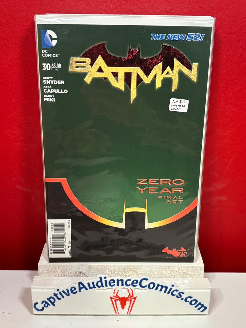 Batman, Vol. 2 #30 - Embossed Cover - NM