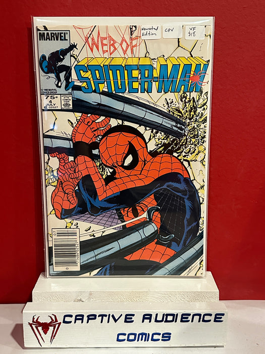 Web of Spider-Man, Vol. 1 #4 - Newsstand Edition - CPV - VF
