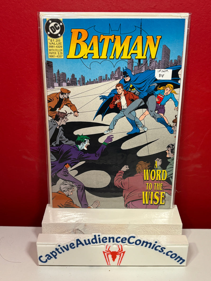 Batman: A Word to the Wise #1 - VF/NM
