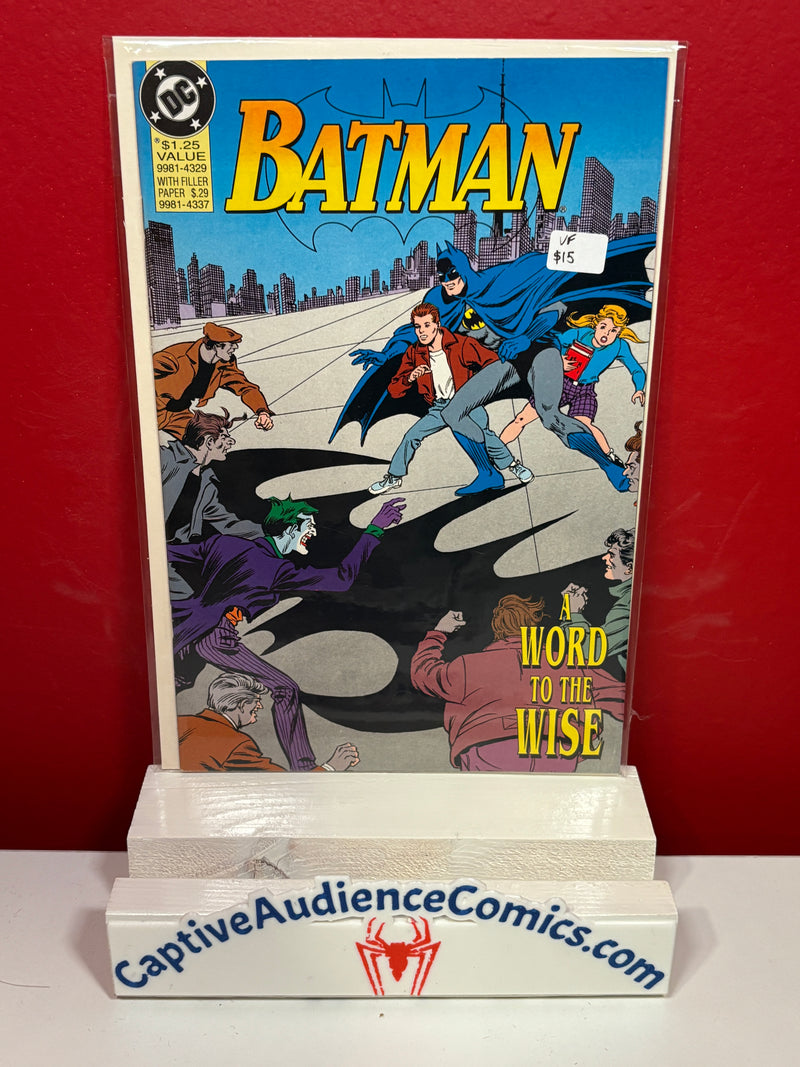 Batman: A Word to the Wise #1 - VF