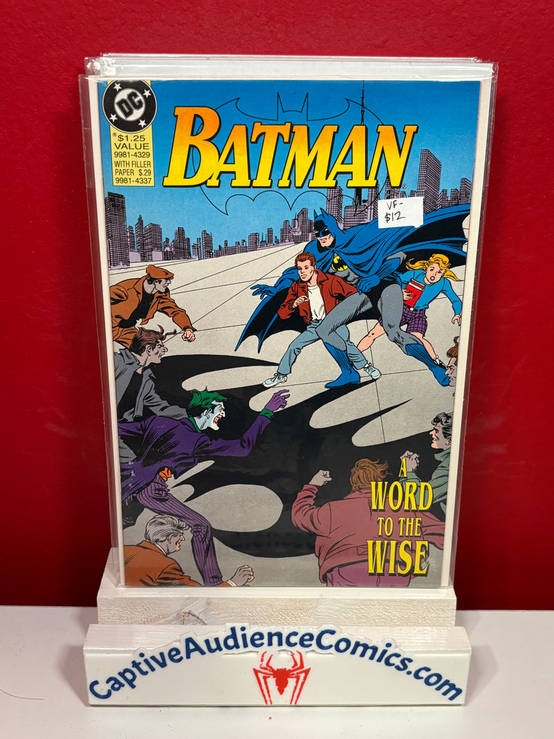 Batman: A Word to the Wise #1 - VF-