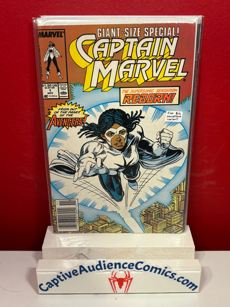 Captain Marvel, Vol. 2 #1 - Newsstand Variant - FN+
