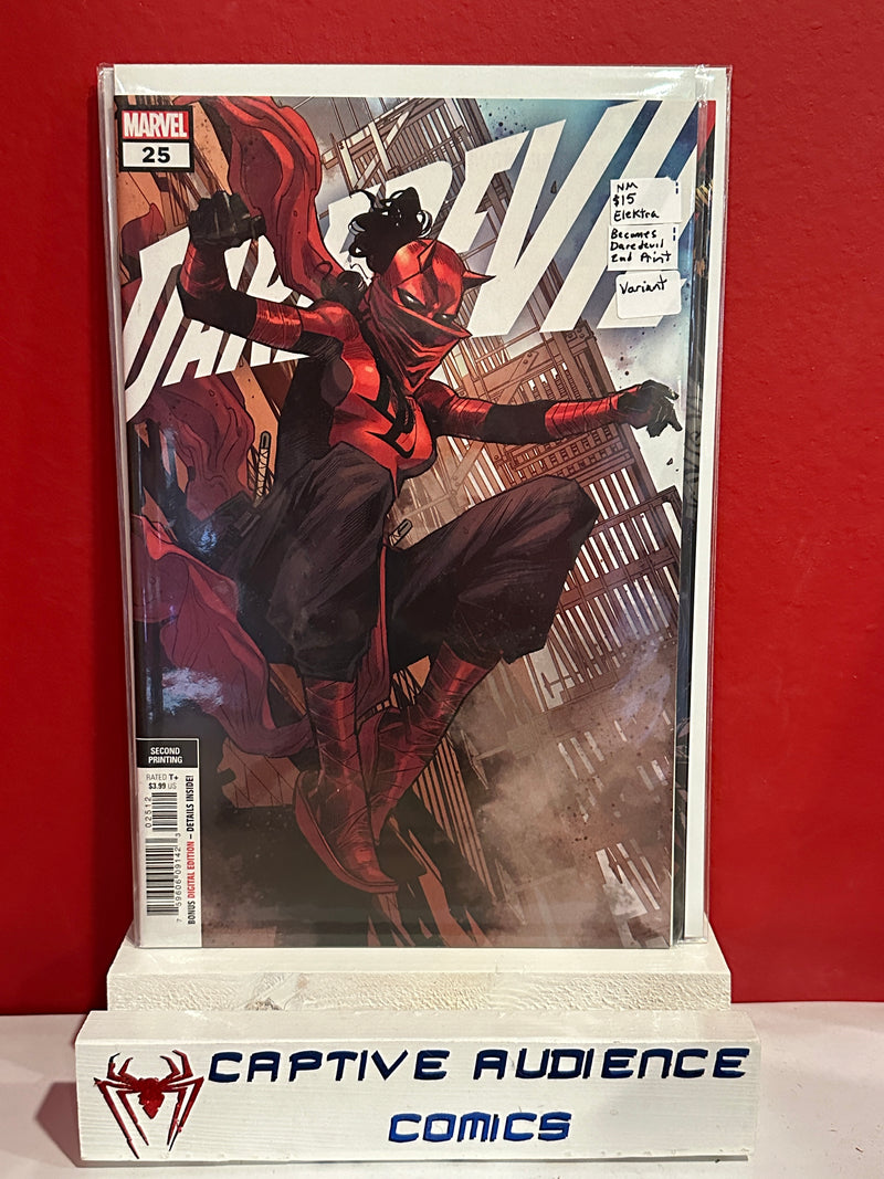 Daredevil, Vol. 1 #25 - Elektra becomes Daredevil 3rd Print Variant - NM