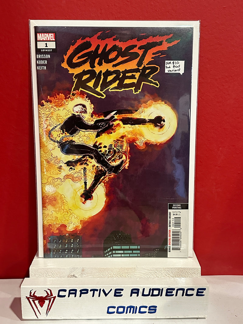 Ghost Rider, Vol. 8 #1 - 2nd Print Variant - NM