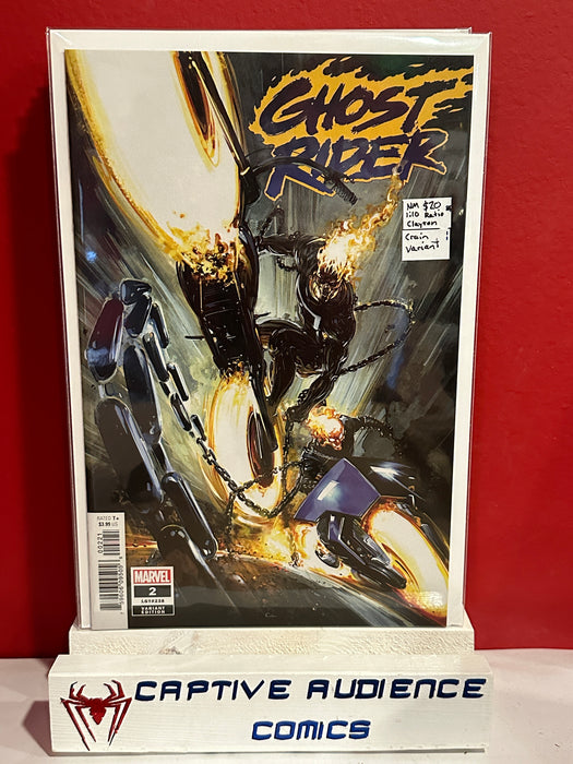 Ghost Rider, Vol. 8 #2 - 1:10 Ratio Clayton - Crain Variant - NM