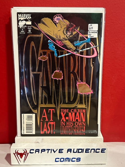 Gambit, Vol. 1 #1 - Embossed Foil Cover - VF