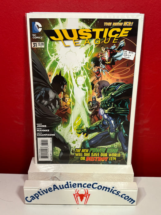 Justice League, Vol. 1 #31 - 1st Jessica Cruz - VF