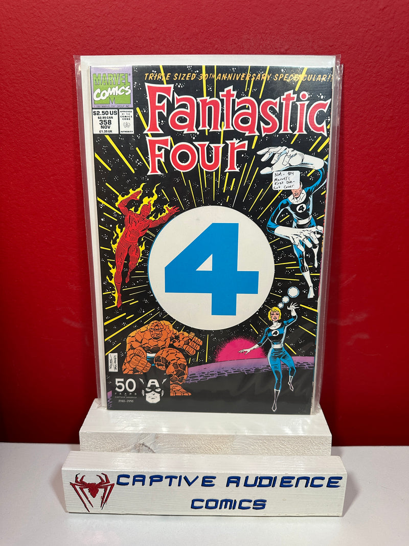Fantastic Four, Vol. 1 #358 - Marvels First Die-Cut Cover - NM-