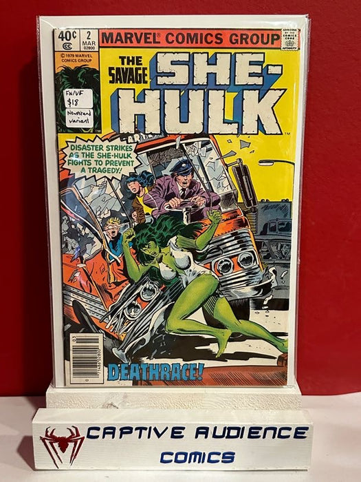 Savage She-Hulk, The #2 - Newsstand Variant - FN/VF