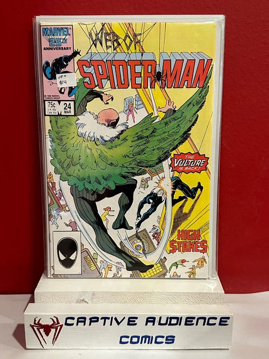 Web of Spider-Man, Vol. 1 #24 - VF+