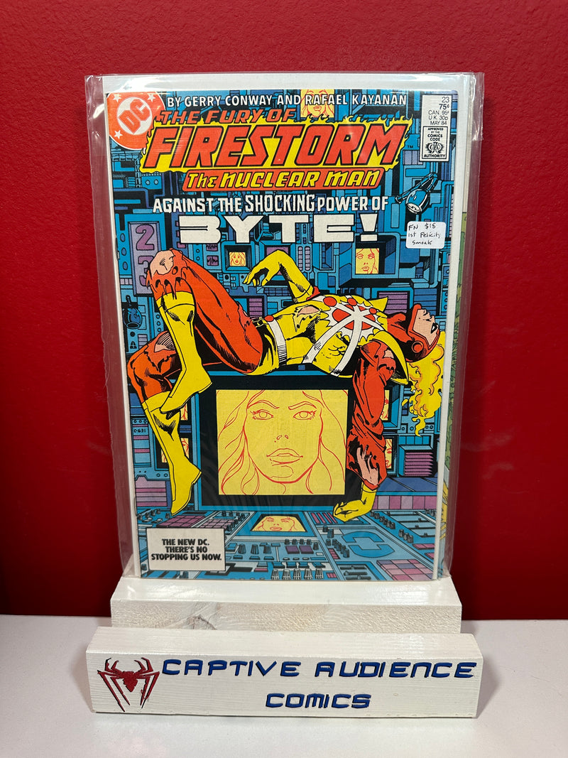 Firestorm, the Nuclear Man, Vol. 2 #23 - 1st Felicity Smoak - FN