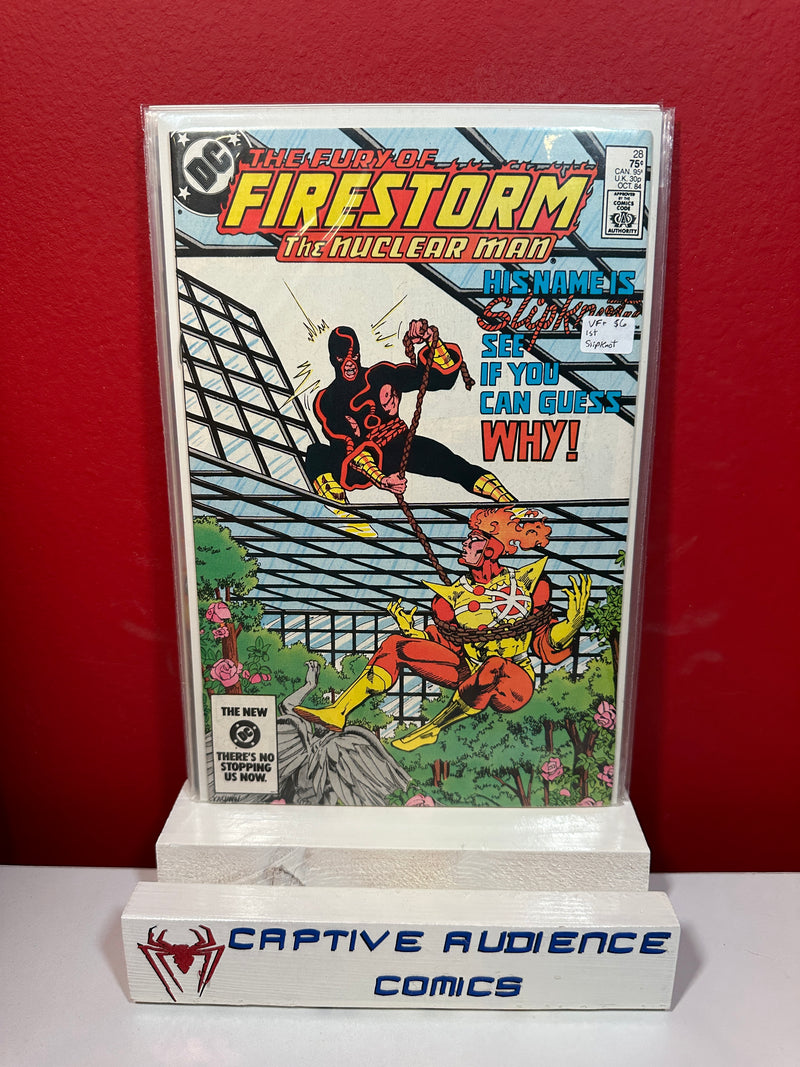 Firestorm, the Nuclear Man, Vol. 2 #28 - 1st Slipknot - VF+