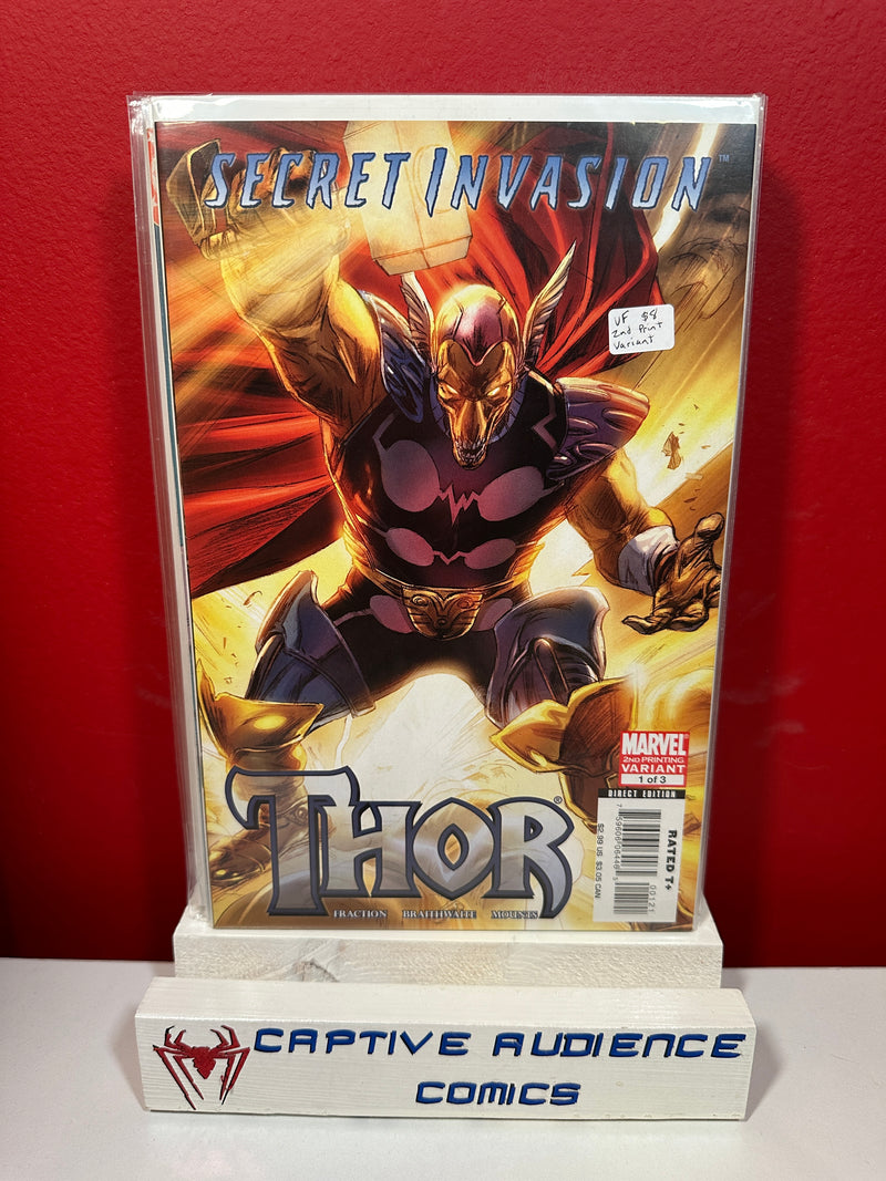 Secret Invasion: Thor #1 - 2nd Print Variant - VF
