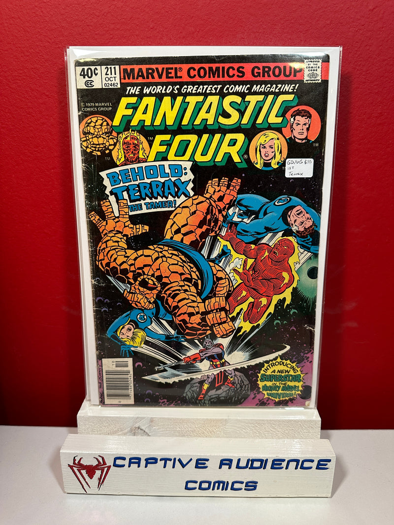 Fantastic Four, Vol. 1 #211 - 1st Terrax - GD/VG