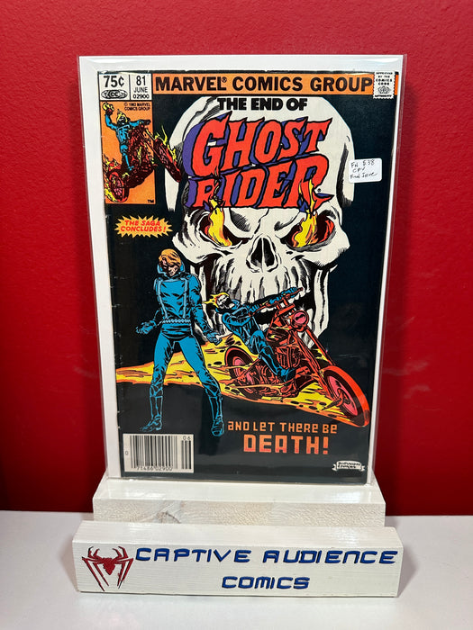 Ghost Rider, Vol. 1 #81 - CPV - Final Issue - FN