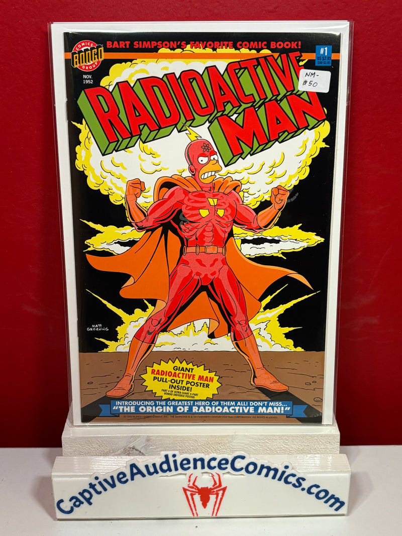 Radioactive Man #1 - Glow in the Dark Origin - NM-