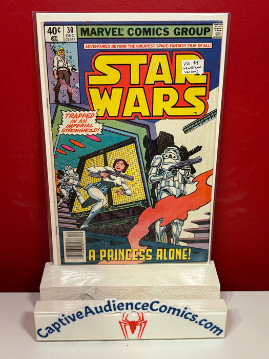 Star Wars, Vol. 1 #30 - Newsstand Variant - VG