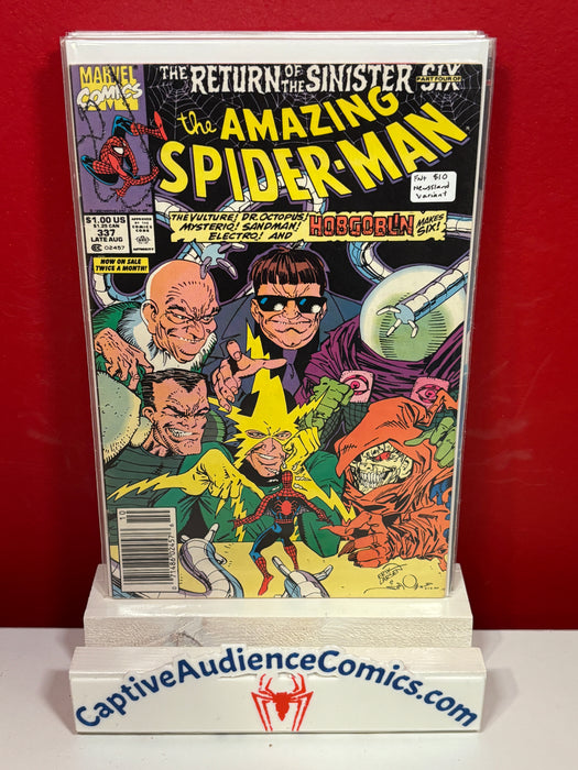 Amazing Spider-Man, The Vol. 1 #337 - Newsstand Variant - FN+