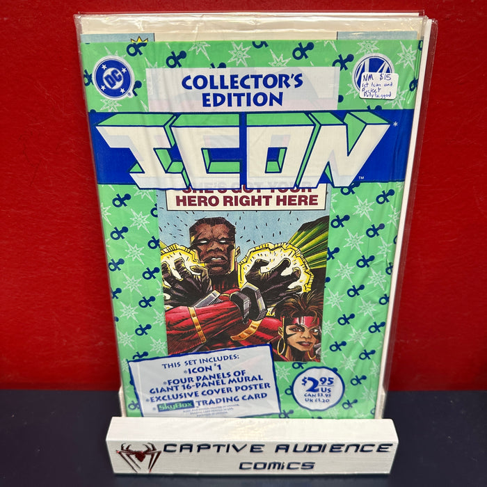 Icon #1 - 1st Icon and Reciet Poly Bagged - NM