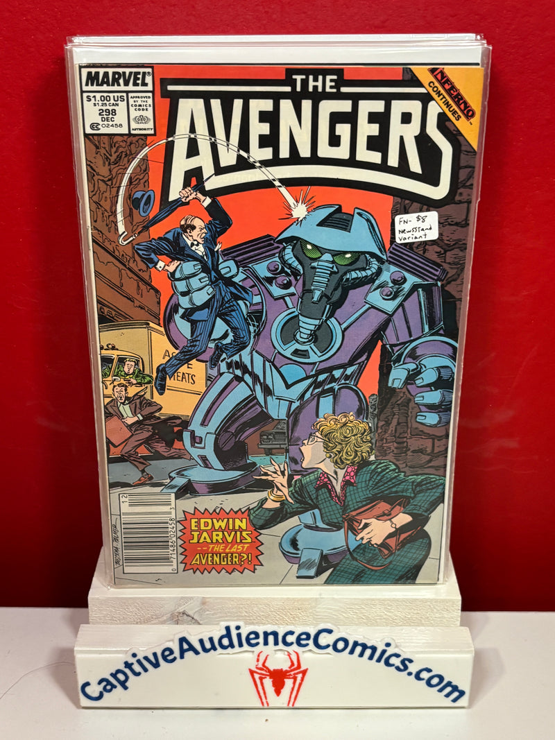 The Avengers, Vol. 1 #298 - Newsstand Variant - FN-