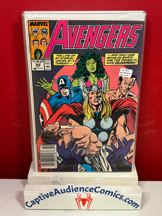 The Avengers, Vol. 1 #308 - Newsstand Variant - VG