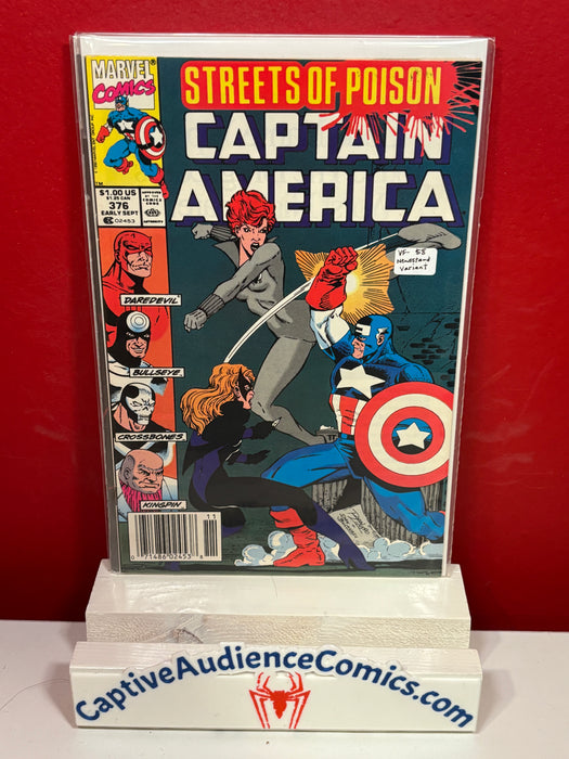 Captain America, Vol. 1 #376 - Newsstand Variant - VF-