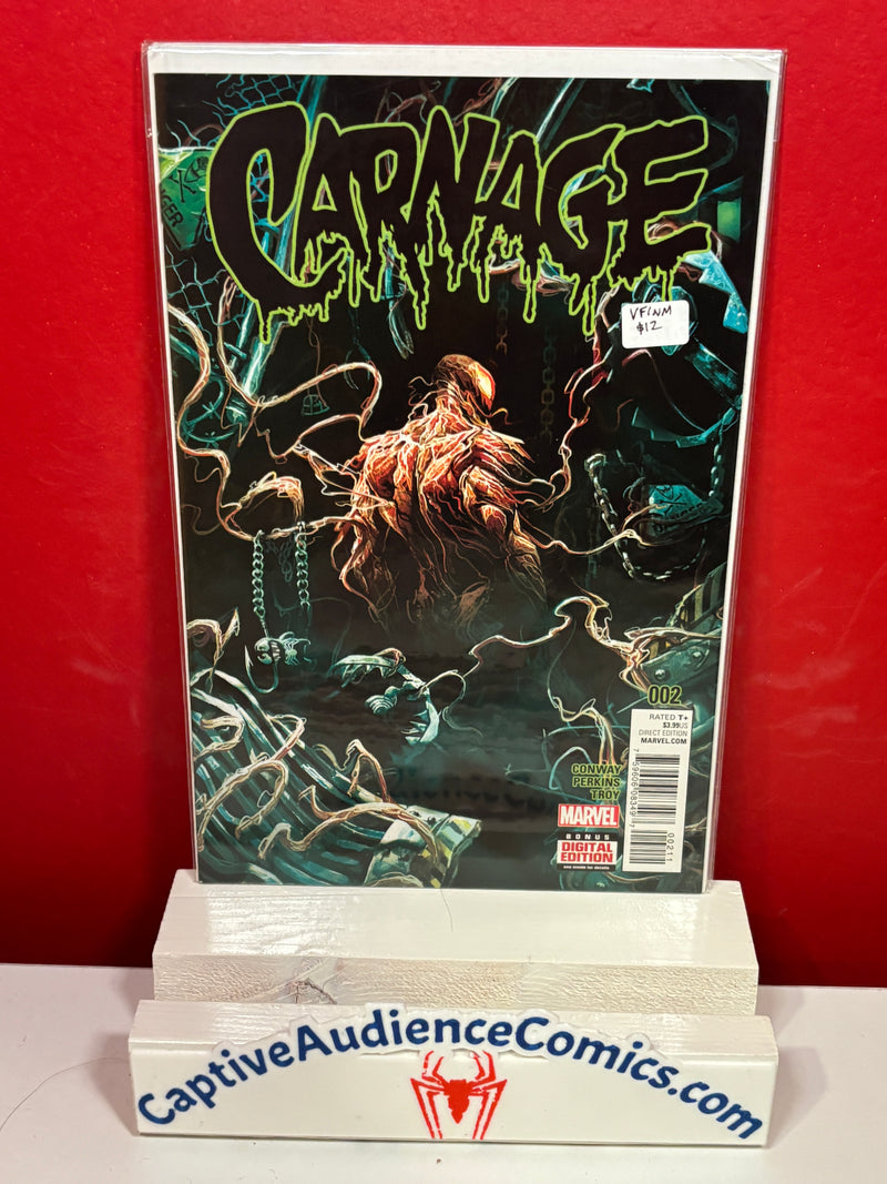 Carnage, Vol. 2 #2 - VF/NM