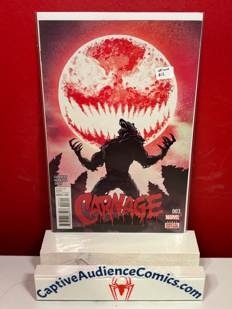 Carnage, Vol. 2 #3 - VF/NM