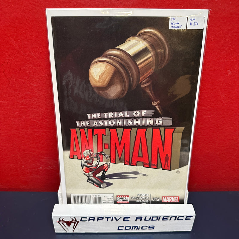 Astonishing Ant-Man, Vol. 1 #12 - Darren Cross Becomes Yellow Jacket - NM