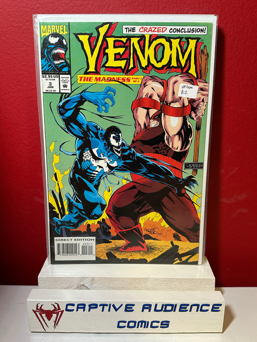 Venom: The Madness #3 - VF/NM