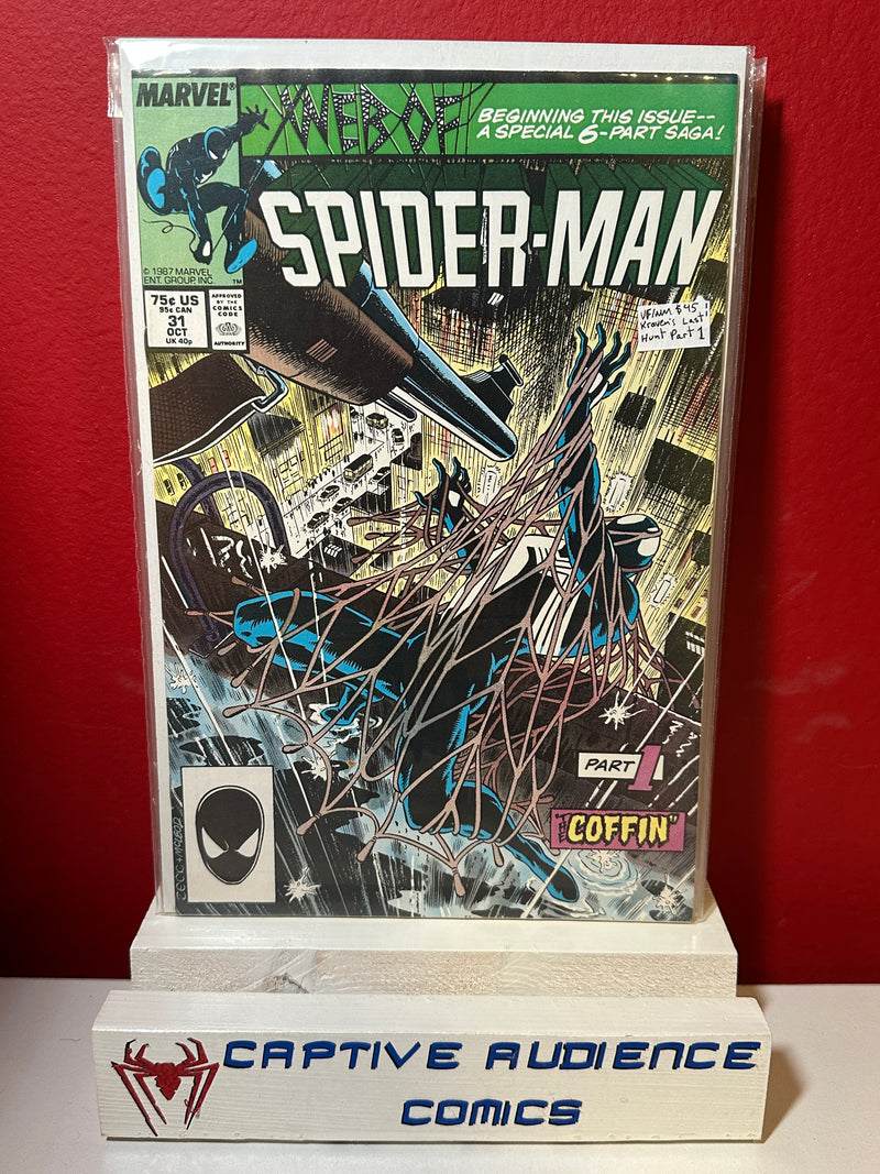 Web of Spider-Man, Vol. 1 #31 - Kraven's Last Hunt Part 1 - VF/NM